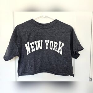 Cropped New York Tee